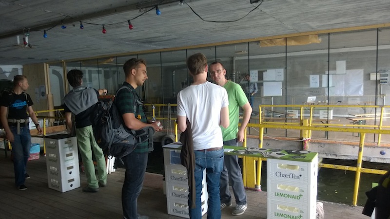 Botschafter Clive an unserem Stand